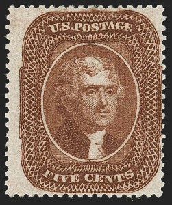 Sale 1192, Lot 125, 1857-60 Issue (Scott 18-39)