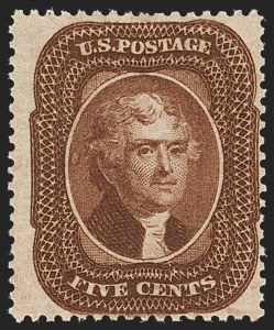 Sale 1192, Lot 126, 1857-60 Issue (Scott 18-39)