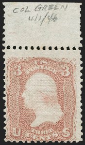 Sale 1192, Lot 180, 1867-68 Grilled Issue (Scott 79-101)