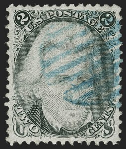 Sale Number 1192, Lot Number 185, 1867-68 Grilled Issue (Scott 79-101)