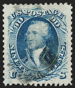 Sale 1192, Lot 195, 1867-68 Grilled Issue (Scott 79-101)