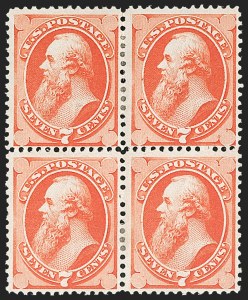 Sale 1192, Lot 258, 1873-75 Continental Bank Note Co. Issue (Scott 156-166, 171)