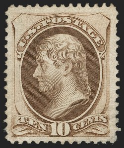 Sale 1192, Lot 260, 1873-75 Continental Bank Note Co. Issue (Scott 156-166, 171)