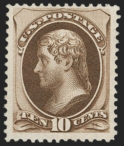 Sale 1192, Lot 261, 1873-75 Continental Bank Note Co. Issue (Scott 156-166, 171)