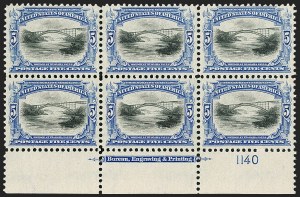 Sale 1192, Lot 375, 1901 Pan-American Issue (Scott 294-299)