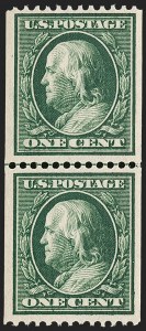 Sale 1192, Lot 457, 1910-13 Washington-Franklin Issue (Scott 374-396)