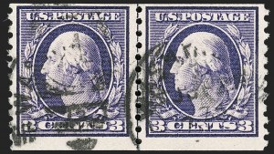 Sale 1192, Lot 503, 1913-15 Washington-Franklin Issues (Scott 424-461)