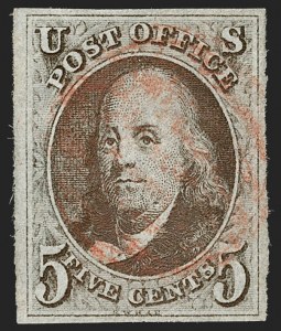 Sale 1192, Lot 54, 1847 Issue (Scott 1-2)