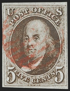 Sale 1192, Lot 55, 1847 Issue (Scott 1-2)