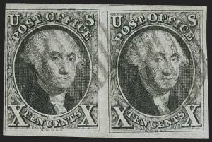 Sale 1192, Lot 66, 1847 Issue (Scott 1-2)