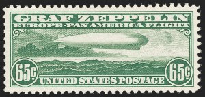 Sale 1192, Lot 668, Air Post, Graf Zeppelin Issue (Scott C13-C15)