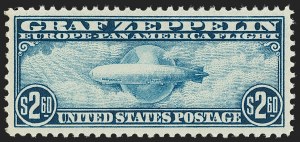 Sale Number 1192, Lot Number 681, Air Post, Graf Zeppelin Issue (Scott C13-C15)