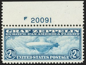 Sale 1192, Lot 688, Air Post, Graf Zeppelin Issue (Scott C13-C15)