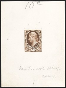 Sale 1192, Lot 7, Essays, Proofs and Specimens