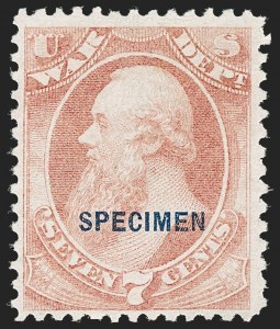 Sale 1192, Lot 754, Official Special Printings