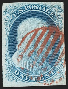 Sale 1192, Lot 78, 1851-56 Issue (Scott 5-17)