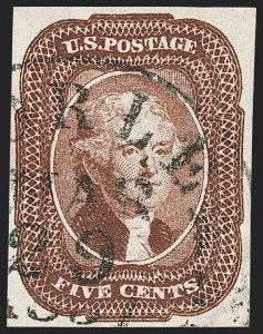Sale Number 1192, Lot Number 85, 1851-56 Issue (Scott 5-17)