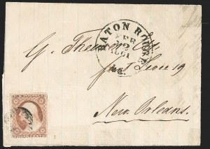 Sale 1192, Lot 851, Confederate States: Independent and CSA use of US Postage