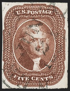Sale 1192, Lot 87, 1851-56 Issue (Scott 5-17)