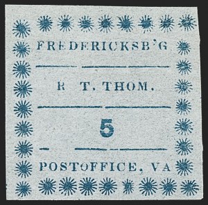 Sale 1192, Lot 870, Confederate States: Postmasters' Provisionals