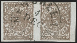 Sale 1192, Lot 880, Confederate States: Postmasters' Provisionals
