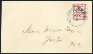 Sale 1192, Lot 882, Confederate States: Postmasters' Provisionals