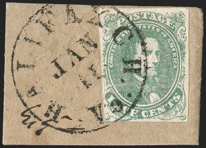 Sale 1192, Lot 888, Confederate States: General Issues off-Cover