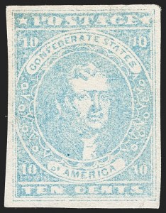 Sale 1192, Lot 889, Confederate States: General Issues off-Cover
