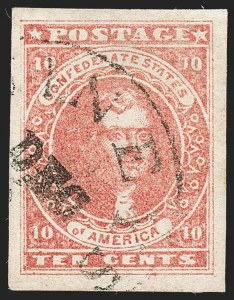Sale 1192, Lot 907, Confederate States: General Issues off-Cover