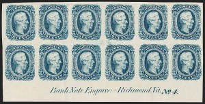 Sale 1192, Lot 917, Confederate States: General Issues off-Cover