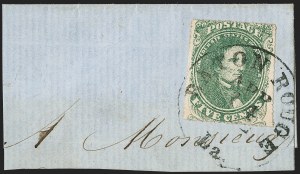 Sale 1192, Lot 940, Confederate States: General Issues on-Cover, Lithograph Issues