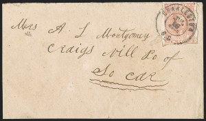 Sale 1192, Lot 951, Confederate States: General Issues on-Cover, Lithograph Issues