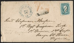 Sale 1192, Lot 975, Confederate States: Virginia College Covers