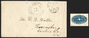 Sale 1192, Lot 977, Confederate States: Virginia College Covers