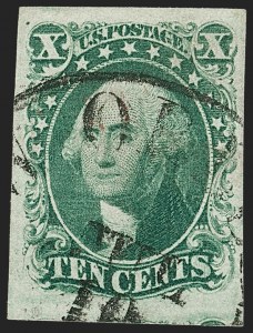 Sale 1192, Lot 99, 1851-56 Issue (Scott 5-17)