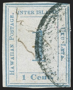 Sale 1192, Lot 994, Hawaii: Kamehameha III Issues thru Numerals