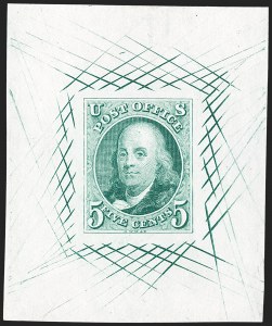 Sale 1197, Lot 1506, 1847 Issue Proofs