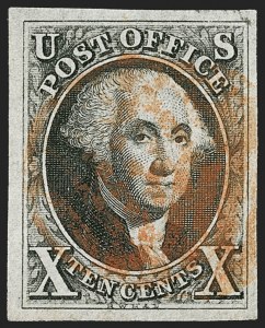 Sale Number 1197, Lot Number 1540, 10c 1847 Issue (Scott 2)