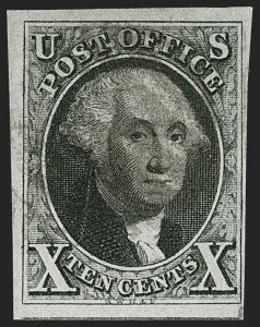 Sale 1197, Lot 1560, 10c 1847 Issue (Scott 2)