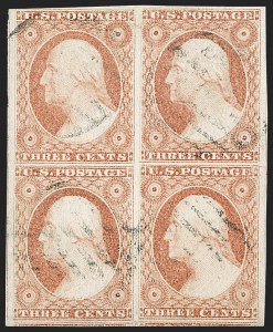 Sale 1197, Lot 1587, 1851-56 Issue (Scott 7-17)