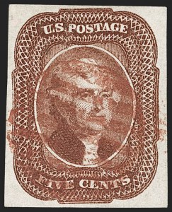 Sale 1197, Lot 1590, 1851-56 Issue (Scott 7-17)