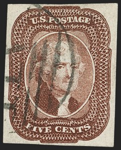 Sale 1197, Lot 1592, 1851-56 Issue (Scott 7-17)