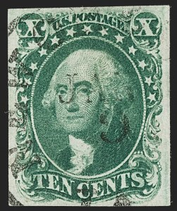 Sale 1197, Lot 1596, 1851-56 Issue (Scott 7-17)
