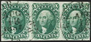 Sale 1197, Lot 1598, 1851-56 Issue (Scott 7-17)