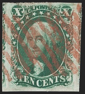 Sale Number 1197, Lot Number 1600, 1851-56 Issue (Scott 7-17)