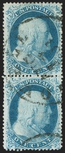 Sale 1197, Lot 1609, 1857-60 Issue (Scott 18-39)