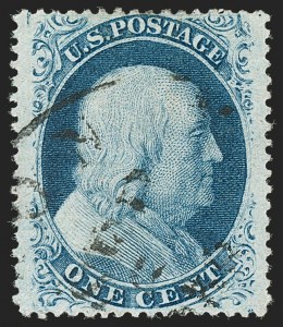 Sale Number 1197, Lot Number 1615, 1857-60 Issue (Scott 18-39)