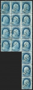 Sale 1197, Lot 1616, 1857-60 Issue (Scott 18-39)