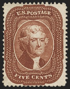 Sale 1197, Lot 1622, 1857-60 Issue (Scott 18-39)