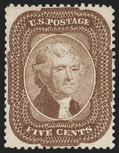 Sale 1197, Lot 1623, 1857-60 Issue (Scott 18-39)